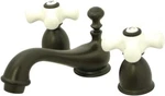 Kingston Brass KS3955PX Mini-widespread Bathroom Faucet, Oil Rubbed Bronze #293. Fixed Price $76.94.