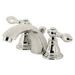 Kingston Brass American Classic Mini Widespread Bathroom Faucet Polished Nickel. Fixed Price $201.95.