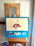 Industrial Metal American Parts Wall Cabinet Blue Big Poweready. Fixed Price $687.50.