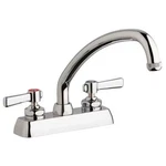 Chicago Low Kitchen Faucet, Manual, 4" Mount, 2 Hole Commercial. Fixed Price $208.17.