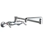 Chicago 445-DJ18ABCP Double Joint Kitchen Faucet, Manual, 3" To 8-3/8". Fixed Price $446.99.