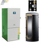 Robin Wood 12 Kw Pellet Boiler With PS500 Buffer Tank And Return Flow Boost. Fixed Price $6055.42.