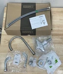 Chicago Gooseneck Kitchen Faucet 50-317XKABCP, Chrome, Deck Mount, Single Read. Fixed Price $139.99.