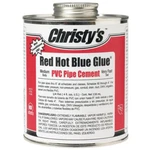 Christys RH-RHBV-QP.48 Red Hot Blue Glue Pvc Pipe Cement Oz.. Fixed Price $7.99.