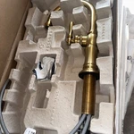 Kohler 99264 2MB Artifacts Kitchen Sink Faucet Vibrant Brushed Moderne Brass. Fixed Price $524.98.