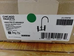 Chicago Faucets 786-E3-665ABCP Deck-mounted Manual With 8" Centers (S2BW). Fixed Price $125.00.