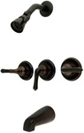 Kingston Brass Tub & Shower Faucet Trim Kit 3 Magellan Handle Oil Rubbed Bronze. Fixed Price $85.98.
