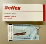 Reflex System 7MM Clips, Box Of 100, Cat 203-1000. Fixed Price $26.00.