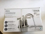 Kohler Elliston R72780-4D1-BN 4" Centerset Bathroom Faucet Brushed Nickel. Fixed Price $99.00.