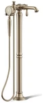 Kohler K-T72790-9M-BV Artifacts Floor Mounted Tub Filler, Brushed Bronze. Fixed Price $2949.99.