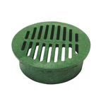 Nds 6" Green Round Grate. Fixed Price $13.28.
