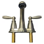 Moen 6610BN Brantford Centerset 2-HANDLE Bathroom Faucet Brushed Nicke (only). Fixed Price $65.99.