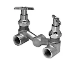 T&s Brass 0RK1 4" Wall Mount Mixing Control Valve W/ Loose Key T-handles. Fixed Price $173.50.