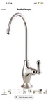 Kingston Brass KS3196AL Water Filtration Faucet 4-5/8 Inch Spout Reach. Fixed Price $75.00.