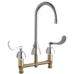 Chicago Faucets 786-E2805-5ABCP Concealed Hot And Cold Sink. Fixed Price $709.28.