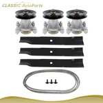 Deck Rebuild Kit For Hustler Raptor 52" Spindle Blade Pulley Belt 604214 603995. Fixed Price $114.70.