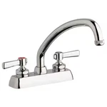 Chicago W4D-L9E1-369AB Low Arc Kitchen Faucet, Manual, 4" Mount, 2 Hole. Fixed Price $173.99.
