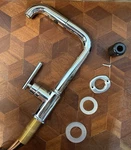 Kohler Purist K-7505 -cp Single-hole Kitchen Sink Faucet With 8" Pull-out Spout. Fixed Price $321.30.
