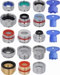 15 Pieces Faucet Adapter Kit,brass Aerator Set Sink -male/ Female. Fixed Price $21.99.