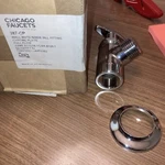 Chicago Faucets 387-CP Inside Sill 3/4" Fnpt Input Hose Thread Outlet. Fixed Price $69.24.