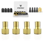 Brass Presta Valve Adapter 4 Pack, Convert Schrader Adaptor, .... Fixed Price $10.99.