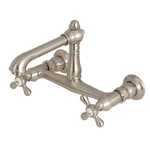 Kingston Brass KS7248AX 8-INCH Center Wall Mount Bathroom Faucet, Brushed Nickel. Fixed Price $399.88.