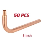50 Pcs Efield 8-INCH 1/2" Pex Crimp Connection Copper Stub Out Elbow, Lead Free. Fixed Price $179.99.