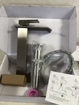 Greenspring Vessel Sinkfaucet Waterfall Brushed Nickel Tall Tap With Drain Assem. Fixed Price $54.99.