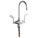 Chicago Faucets 50-E35-317XKABCP Hot And Cold Water Mixing Sink. Fixed Price $524.01.