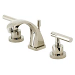 Kingston Brass KS4946CML Manhattan Widespread Bathroom Faucet, Polished Nickel. Fixed Price $295.00.