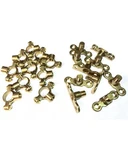 15MM Brass Munsen Rings + Backplates Pack Of 10 Single Pipe Fixing. Fixed Price $36.03.