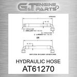 AT61270 Hydraulic Hose Fits John Deere (surplus Open Box). Fixed Price $842.90.