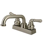 Kingston Brass KB247.NML Gpm Deck Mounted Double Handle Laundry - Nickel. Fixed Price $97.47.