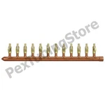 Port 1/2" Pex Manifold W/ Valves By Sioux Chief 672XV1210L Sweat (l). Fixed Price $316.46.