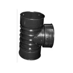 Ads 0421AA Polyethylene Black 125 Psi Snap Tee 5.1 Dia. X In. Pipe. Fixed Price $19.89.