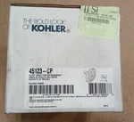 Cl Kohler Wall-mounted, Fixed Single-function Showerhead K-45123-CP. Fixed Price $74.00.