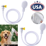 2 Portable Sink Hose Handheld Pet Faucet Sprayer Hair Wash Bath 51". Fixed Price $10.16.