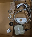 Sloan SF2150 Bathroom Touchless Faucet 0.5 Gpm, Deck Mount, SFP-8 Control Box. Fixed Price $69.00.