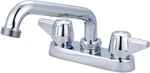 0084-H Two Handle Cast Brass Bar/laundry Faucet In Chrome. Fixed Price $95.13.
