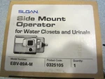 New Sloan Side Mount Operator EBV-89A-M No Wrench Adjusting Tool Gasket. Fixed Price $90.00.
