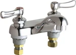 Chicago Faucets 802-VE2805AB Centerset Bathroom Chrome. Fixed Price $321.10.
