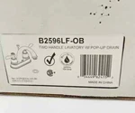 (2 Faucets) Delta B2596LF-OB Oil Brushed Bronze W/matching Pop-ups. Fixed Price $149.99.