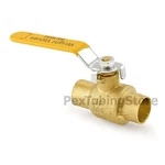 (10) 3/4" Sweat (cxc) Brass Ball Valves Full Port, Shut-off Valve, 600PSI Wog. Fixed Price $81.93.
