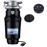 Waste Maid Quiet Continuous Feed Garbage Disposal With Power Cord, 1/3-1.25HP. Fixed Price $84.99.