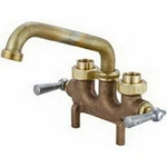 New Box Central Brass Two Handle Laundry Utility Sink Faucet #0465. Fixed Price $65.00.