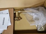 Kingston Brass KS144RXBB Belknap Bathroom Faucet, Brushed. Fixed Price $200.00.