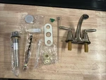 Moen Brantford 6610BN Centerset 2-HANDLE Low-arc Bathroom Faucet Brushed Nickel. Fixed Price $99.95.