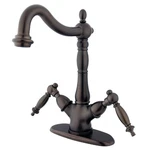 Kingston Brass KS1495TL Heritage Vessel Faucet, Oil Rubbed Bronze. Fixed Price $103.08.