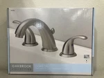 Oakbrook 67364W-6104 Brushed Nickel Coastal Widespread Ada Sink Faucet 6-12". Fixed Price $55.56.