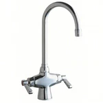 Chicago Faucets 50-E35-XKABCP Single-post 1.5 Gpm Gooseneck Bar. Fixed Price $283.14.